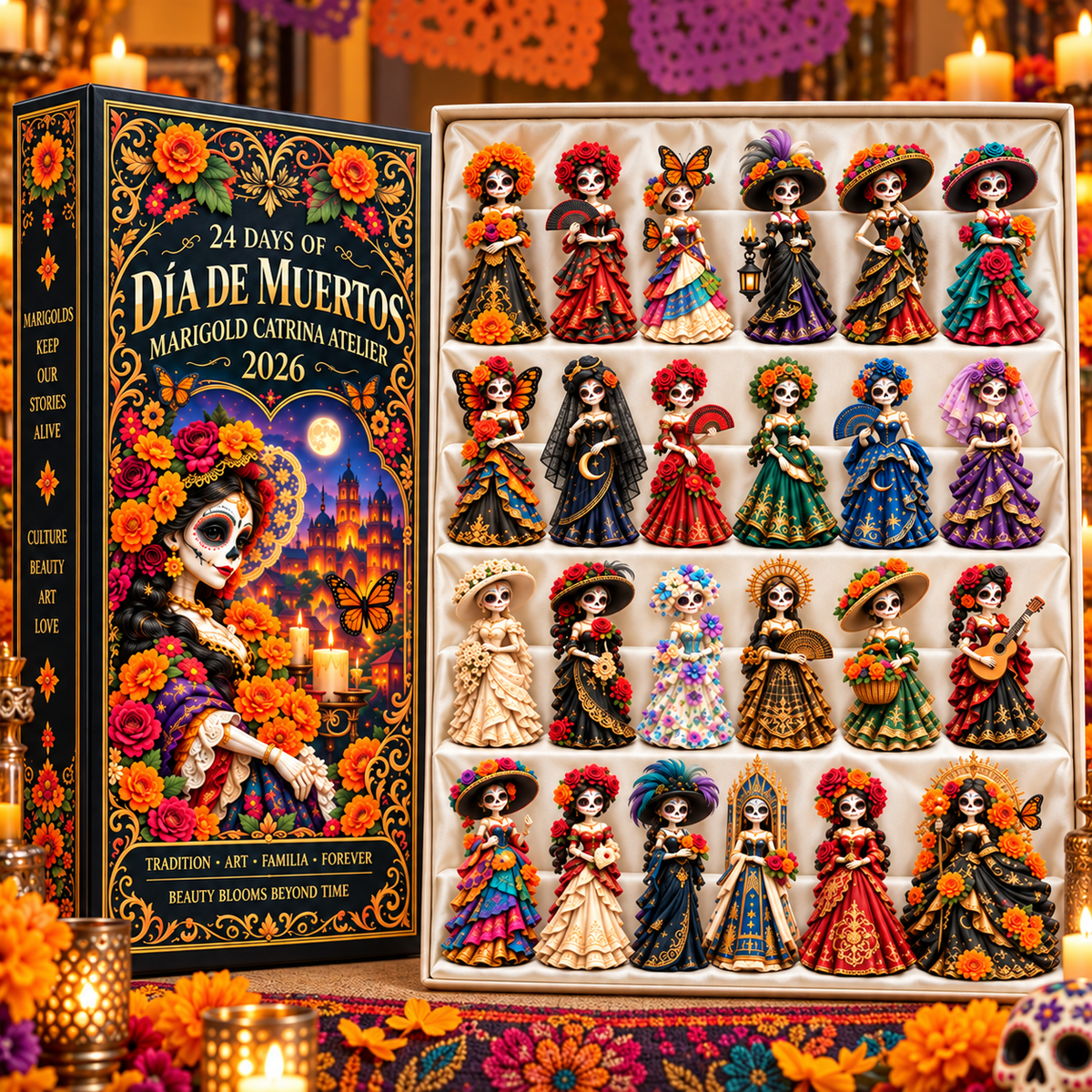 Día de Muertos Marigold Catrina Atelier Advent Calendar 2026 - image 7