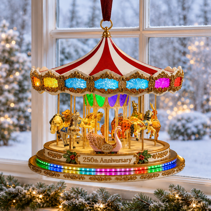 ✨250th Anniversary Carousel Christmas Tree Ornament