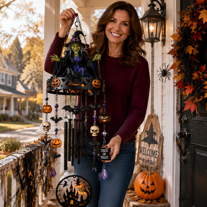 ✨2026 New High-Quality Fully Handmade Custom Witch-Themed Outdoor Wind Chime