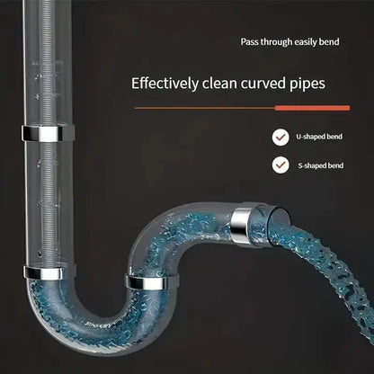 🔧 Flexible Drill-Powered Drain Cleaning Snake – Deep Pipe Clog Remover for Sinks, Showers & Toilets - image 7