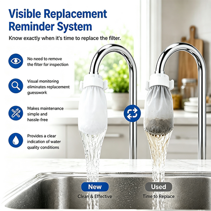 50 cotton filter bags disposable Cotton Faucet Filter Bags with 10 fastening straps💧 - image 5