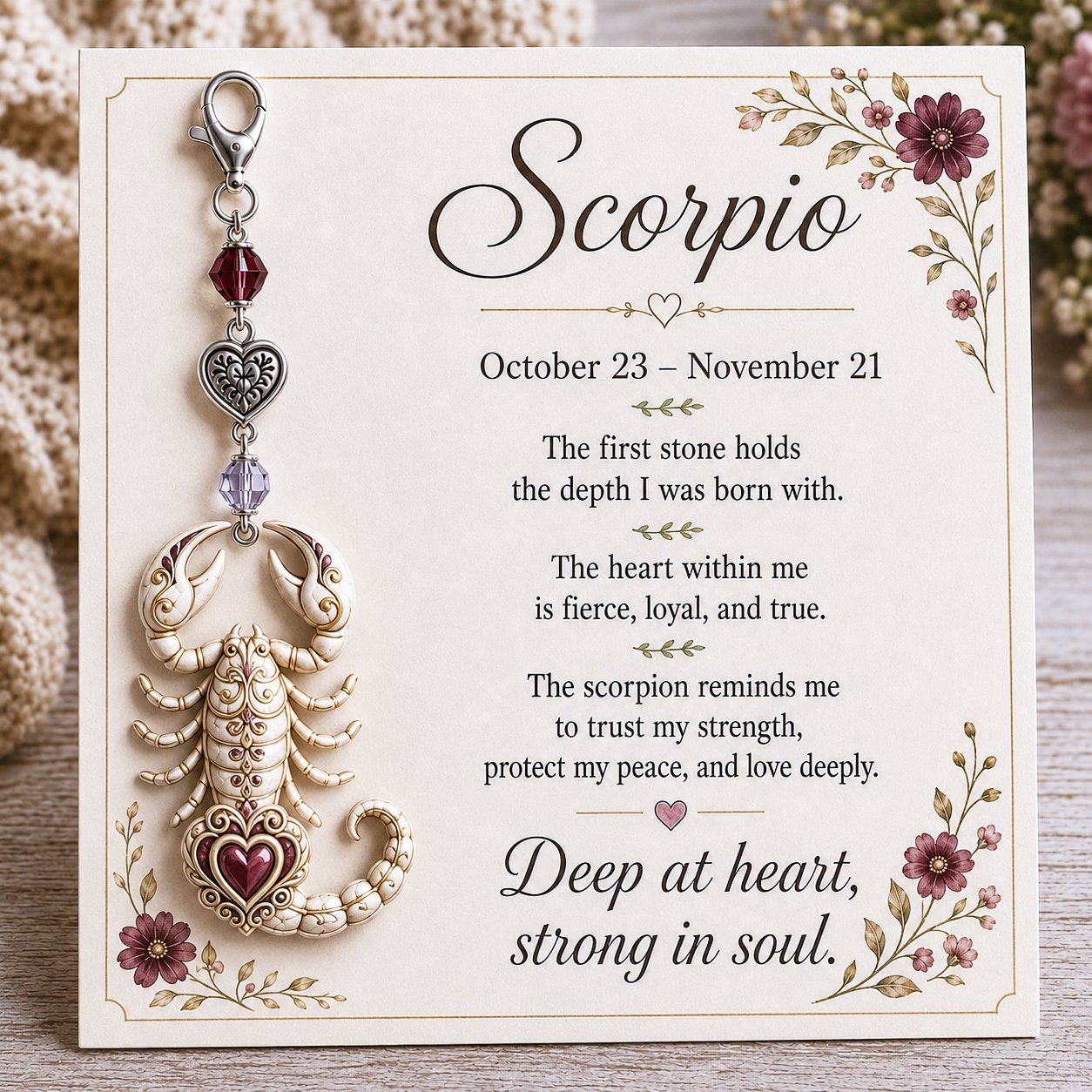 🎅 2026 Christmas Gift 50% Off--✨  Commemorative keychains and cards featuring the birthstones of the 12 zodiac signs