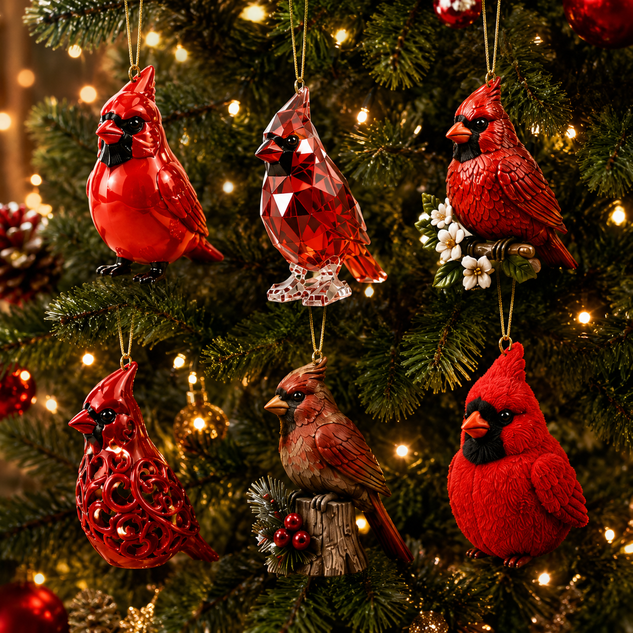 🔥cardinal Christmas 24-Day Countdown Calendar