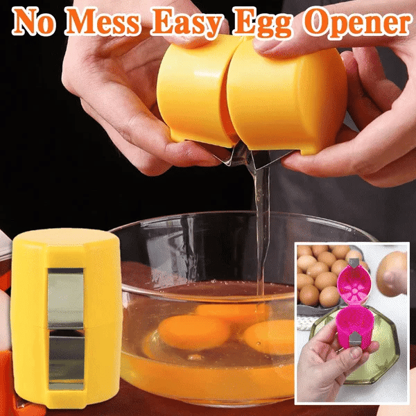 🎊Stainless Steel Egg Opener – Crack, Cut, and Separate Eggs Easily🍳 - image 1