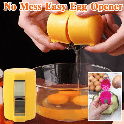🎊Stainless Steel Egg Opener – Crack, Cut, and Separate Eggs Easily🍳 - image 1