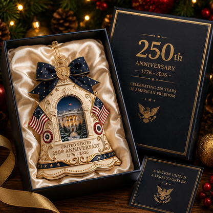 ❤️✨250th Anniversary Limited Edition Bell Christmas Tree Ornament