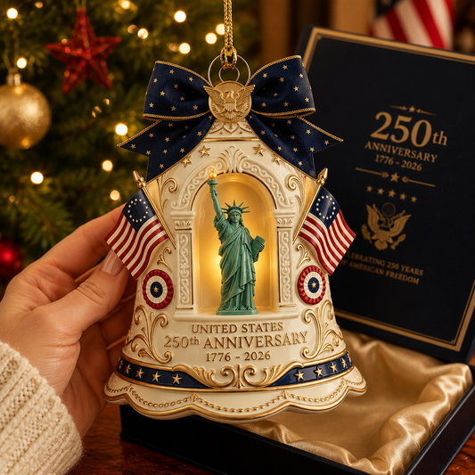 🔥Last 30pcs✨⏰ Limited anniversary edition✨49% OFF!🔥250th Anniversary Limited Edition Bell Christmas Tree Ornament