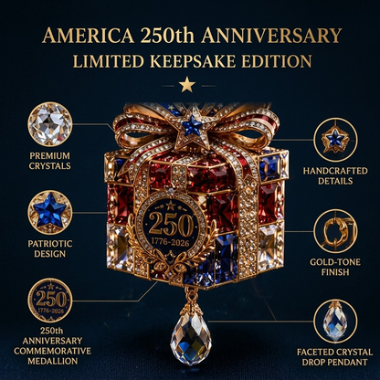 ✨ Limited anniversary edition✨⏰49% OFF!🔥America 250th Anniversary Ornament Gift Box Edition