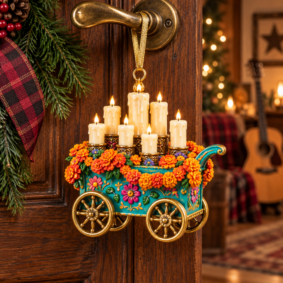 2026 Día de Muertos Village Ornaments – Miniature Market & Marigold Keepsake Collection - image 18