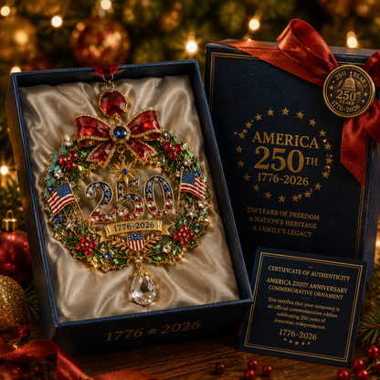 ✨ Limited anniversary edition✨⏰49% OFF!🔥Crystal Christmas Wreath Christmas Tree Ornament