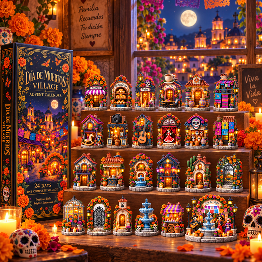 24 Days to Build a Village of Memories — Día de Muertos Village Advent Calendar 2026 - image 1