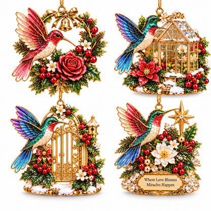 Hummingbird Christmas Ornament  –  Festive Bird Keepsake Collection, Elegant Holiday Gift for Mom, Grandma & Hummingbird Lovers - image 14
