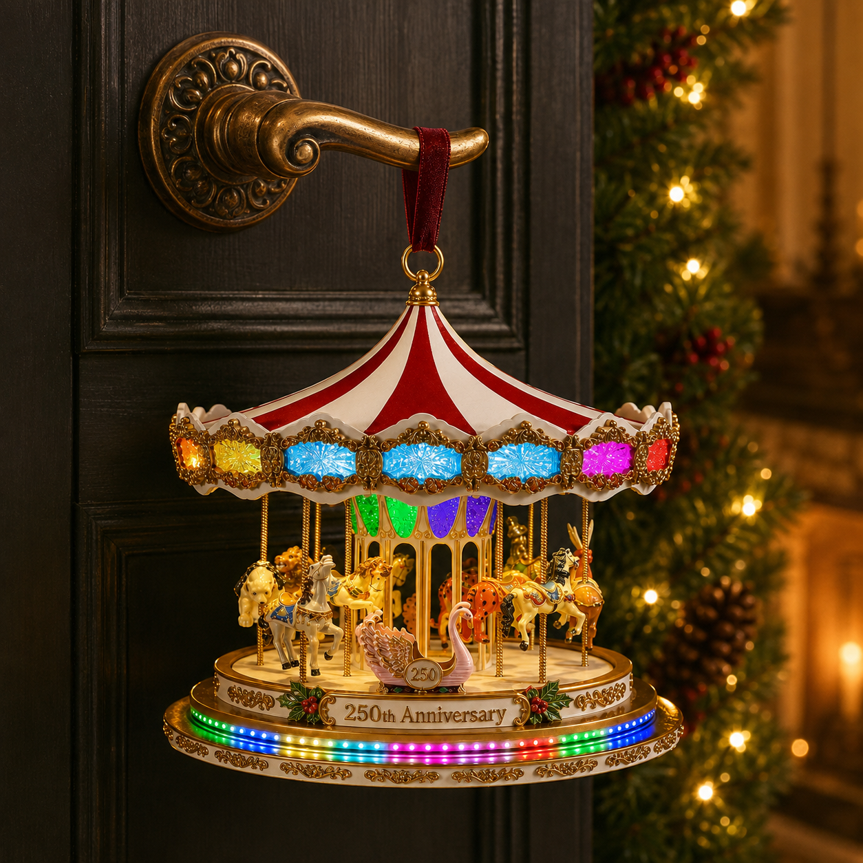 ✨250th Anniversary Carousel Christmas Tree Ornament