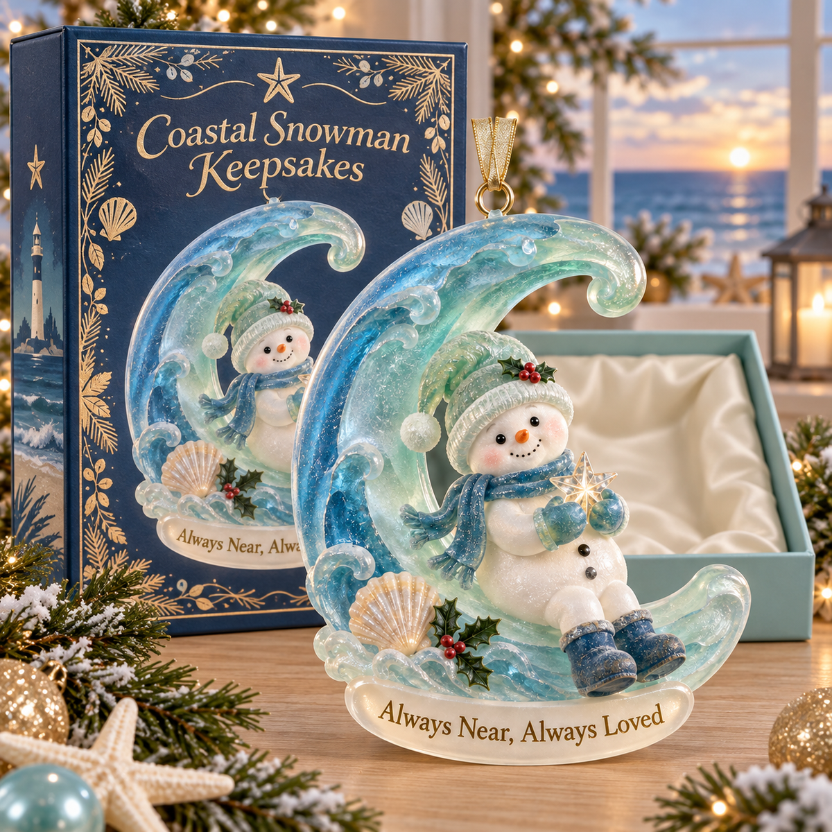 Coastal Snowmen Christmas Decor |  Lasting Love - image 11