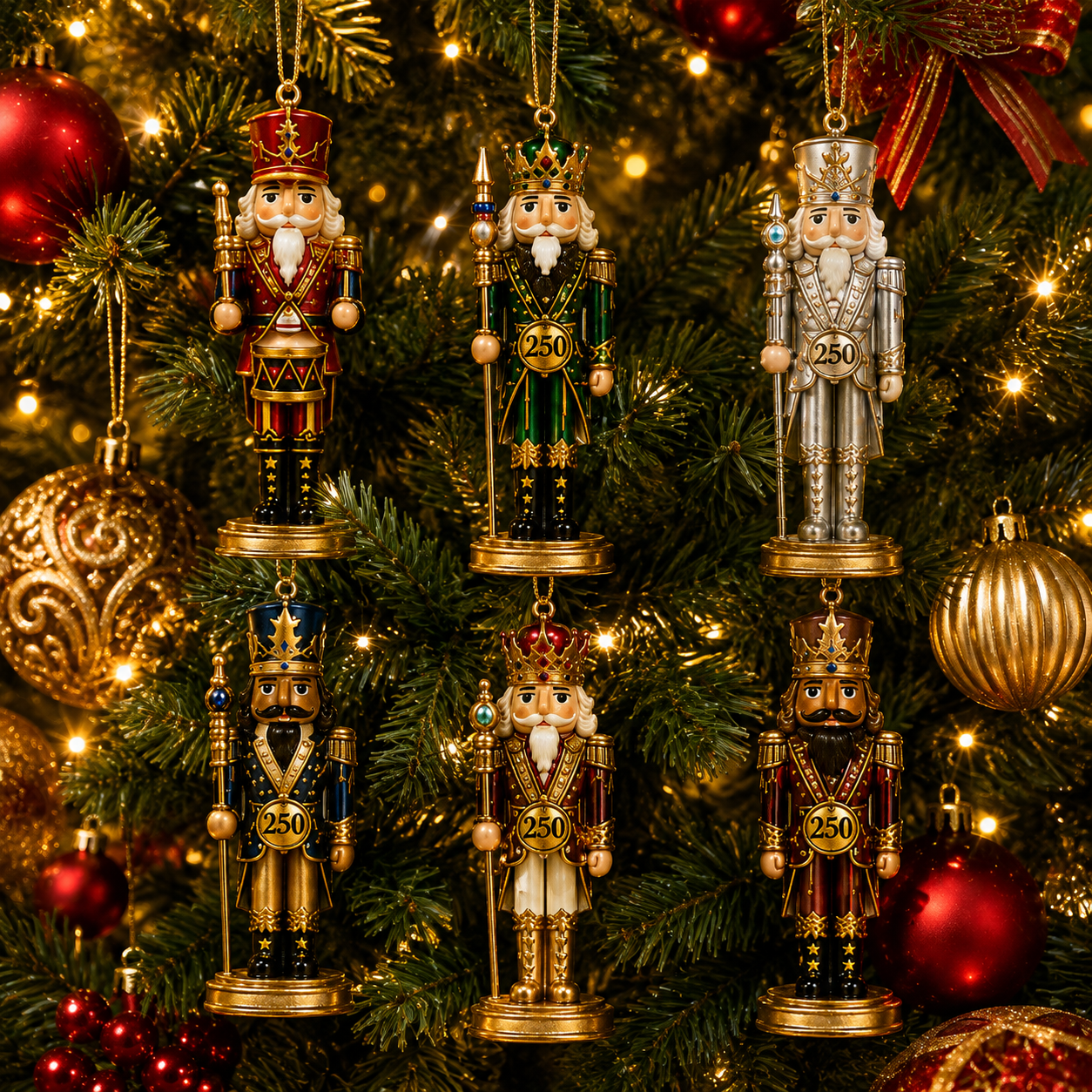 🔥250th Anniversary Nutcracker Christmas Countdown Calendar Blind Box Set