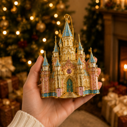🔥Crystal Castle Christmas Tree Ornament