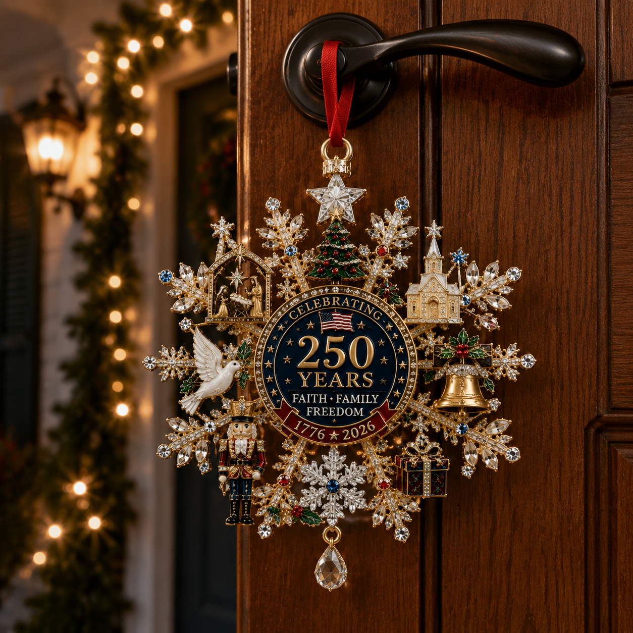 🔥Last 60 pcs✨⏰ Limited anniversary edition✨49% OFF!🔥Sparkling Christmas commemorative snowflake ornaments
