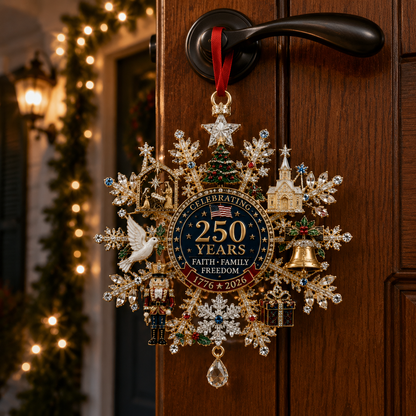 🔥Last 60 pcs✨⏰ Limited anniversary edition✨49% OFF!🔥Sparkling Christmas commemorative snowflake ornaments