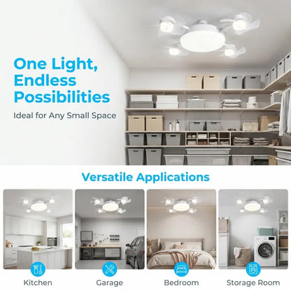 2026 New E27 Socket Ceiling Fan Light - image 8