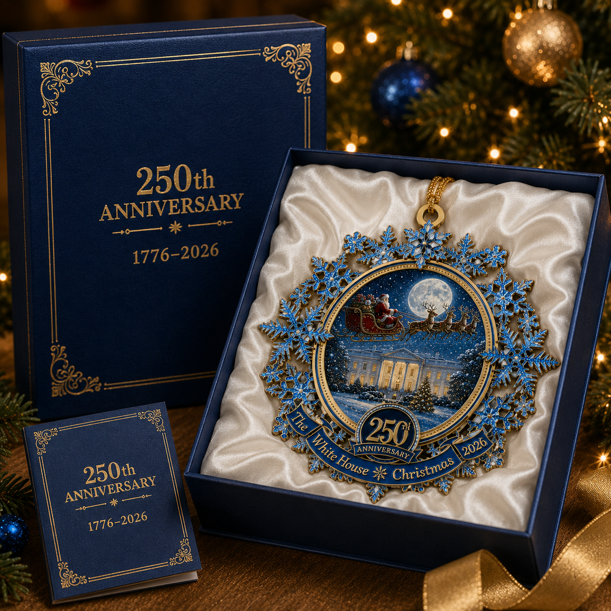 🔥Last 30pcs✨⏰ Limited anniversary edition✨49% OFF!🔥Blue Snowflake Christmas Tree Ornament