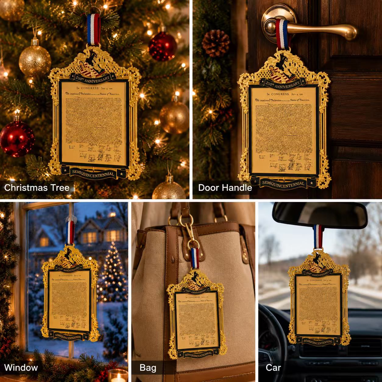 ❤️✨🇺🇸 Declaration of Liberty 250th Anniversary Decoration