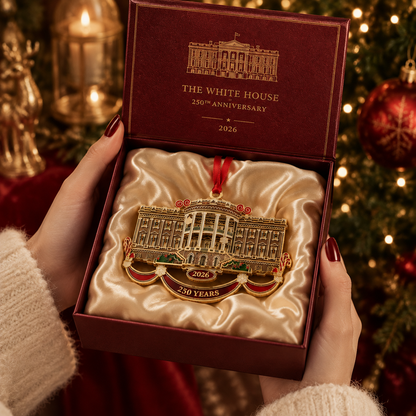 🔥Last 30pcs✨⏰ Limited anniversary edition✨49% OFF!🔥White House Christmas tree ornaments