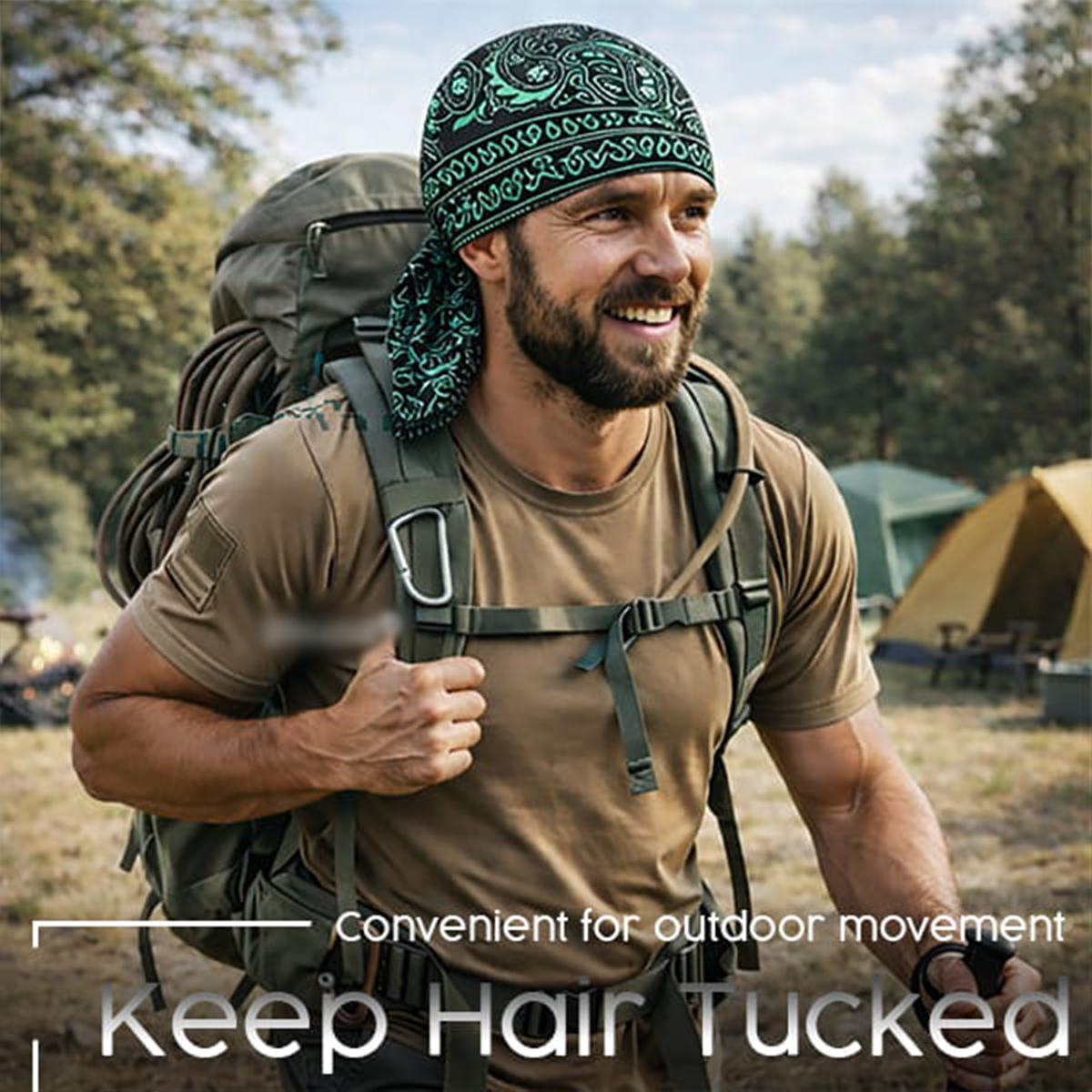 🔥Half Price Now🔥Outdoor Paisley Cooling Headscarf Cap - image 8