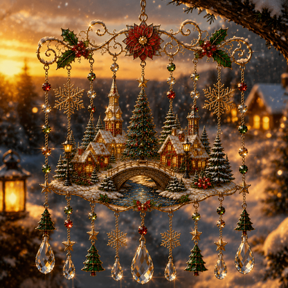 ⏰LIMITED TIME 49% OFF!🔥 -High-quality handmade Christmas window decorations