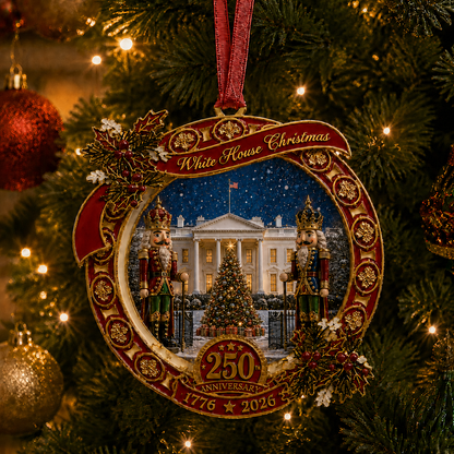 🔥Last 30pcs✨⏰ Limited anniversary edition✨49% OFF!🔥"The Nutcracker" 250th Anniversary Ornament—Guarding the White House