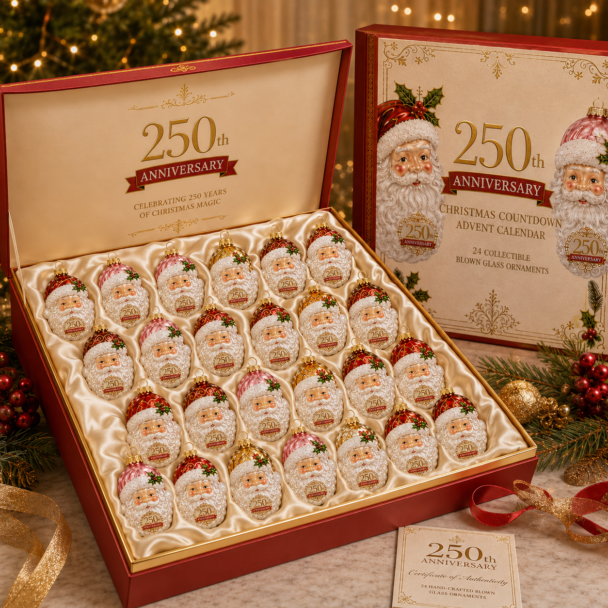 🔥Santa Claus  Christmas 24-Day Countdown Calendar