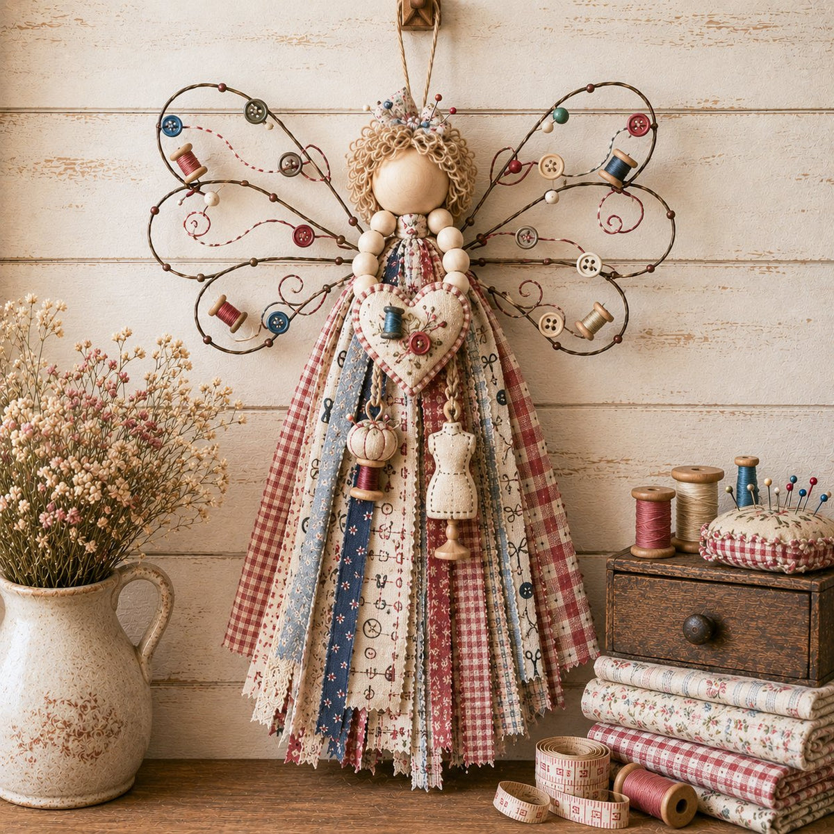 🔥Last Day 49% OFF - 🪽 Angel Fabric Hanging DIY Kit - image 4