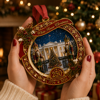 🔥Last 30pcs✨⏰ Limited anniversary edition✨49% OFF!🔥"The Nutcracker" 250th Anniversary Ornament—Guarding the White House