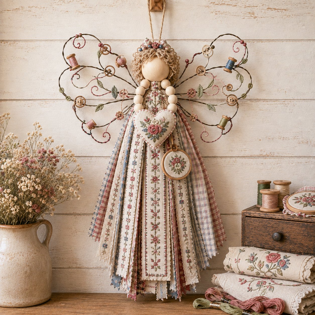 🔥Last Day 49% OFF - 🪽 Angel Fabric Hanging DIY Kit - image 3
