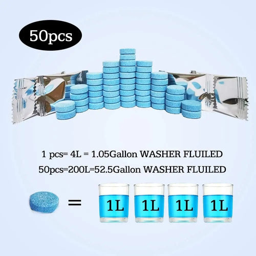 50PCS Car Windshield Washer Fluid concentrate Tablets,Windshield Wiper Fluid💧 - image 1