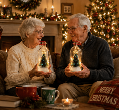 ⏰LIMITED TIME 49% OFF!🔥Recordable Christmas Tree Message In A Bottle