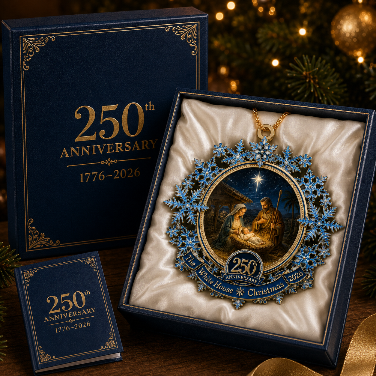 🔥Last 30pcs✨⏰ Limited anniversary edition✨49% OFF!🔥Blue Snowflake Christmas Tree Ornament
