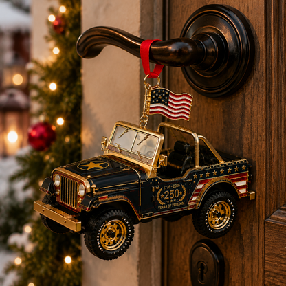 🔥Last 30pcs✨⏰ Limited anniversary edition✨49% OFF!🔥250th Anniversary Vintage Pickup Truck Christmas Ornament
