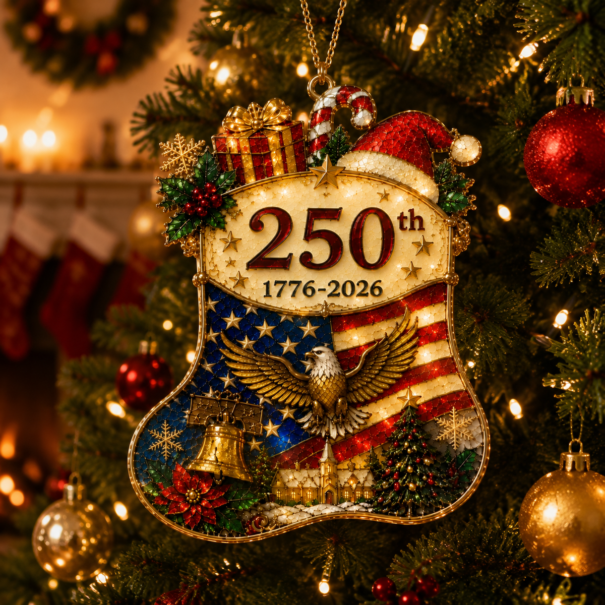 ✨ Limited anniversary edition✨⏰49% OFF!🔥High-quality hand-painted Christmas stocking ornament