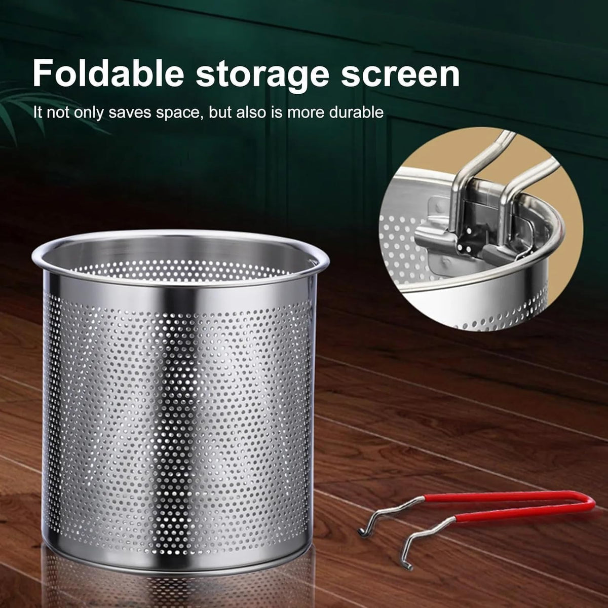 Stainless Steel Deep Fryer Set - 1-Person Mini Pot with Fry Pot, Filter Basket & Food Clip 🍳 - image 3