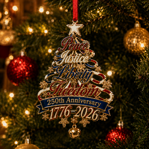 🎉250th Anniversary Christmas Tree Ornament