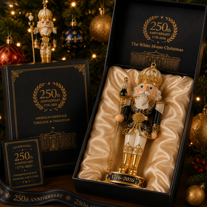 🔥Last 30pcs✨⏰ Limited anniversary edition✨49% OFF!🔥2026 America 250th Anniversary Imperial Nutcracker King Ornament