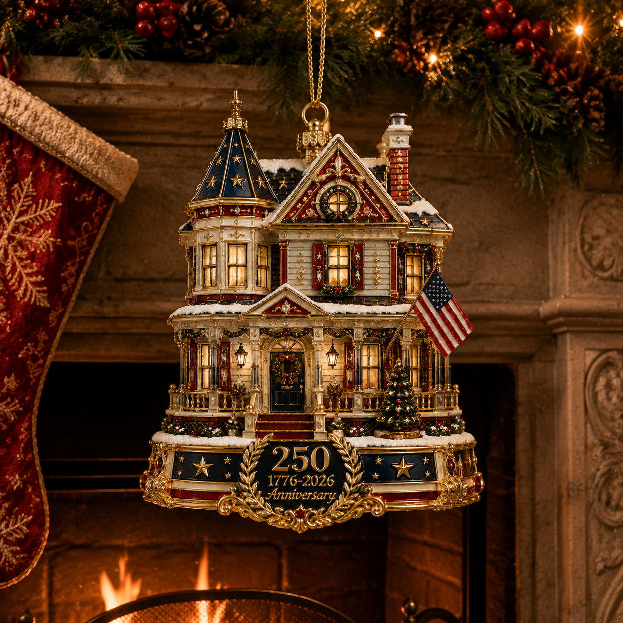 🔥Last 30pcs✨⏰ Limited anniversary edition✨49% OFF!🔥250th Anniversary Heritage Estate Christmas Ornament