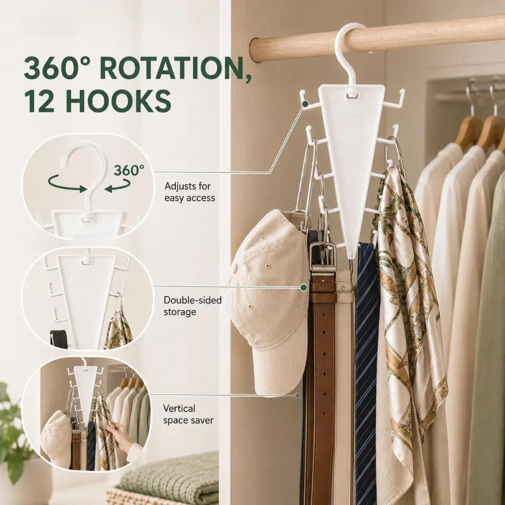 V Shaped Double‑Sided Closet Organizer Hanger👕 - image 3