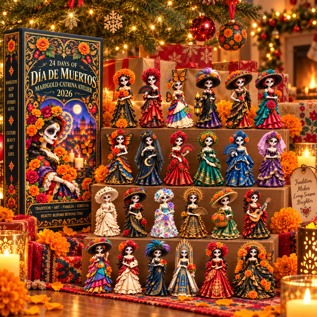 Día de Muertos Marigold Catrina Atelier Advent Calendar 2026 - image 6