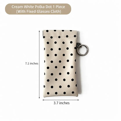Soft PU Leather Sunglasses Pouch Elastic Opening Eyeglasses Bag 🕶️ - image 8