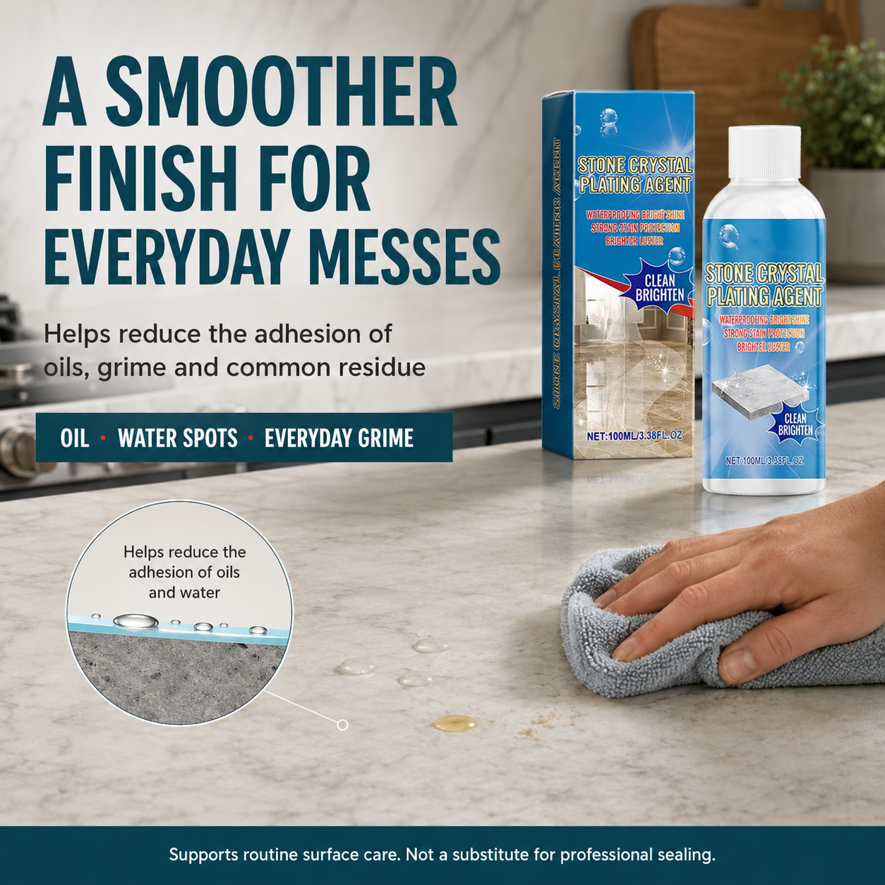Stone Crystal Countertop Scratch Repair & Plating Agent - image 2