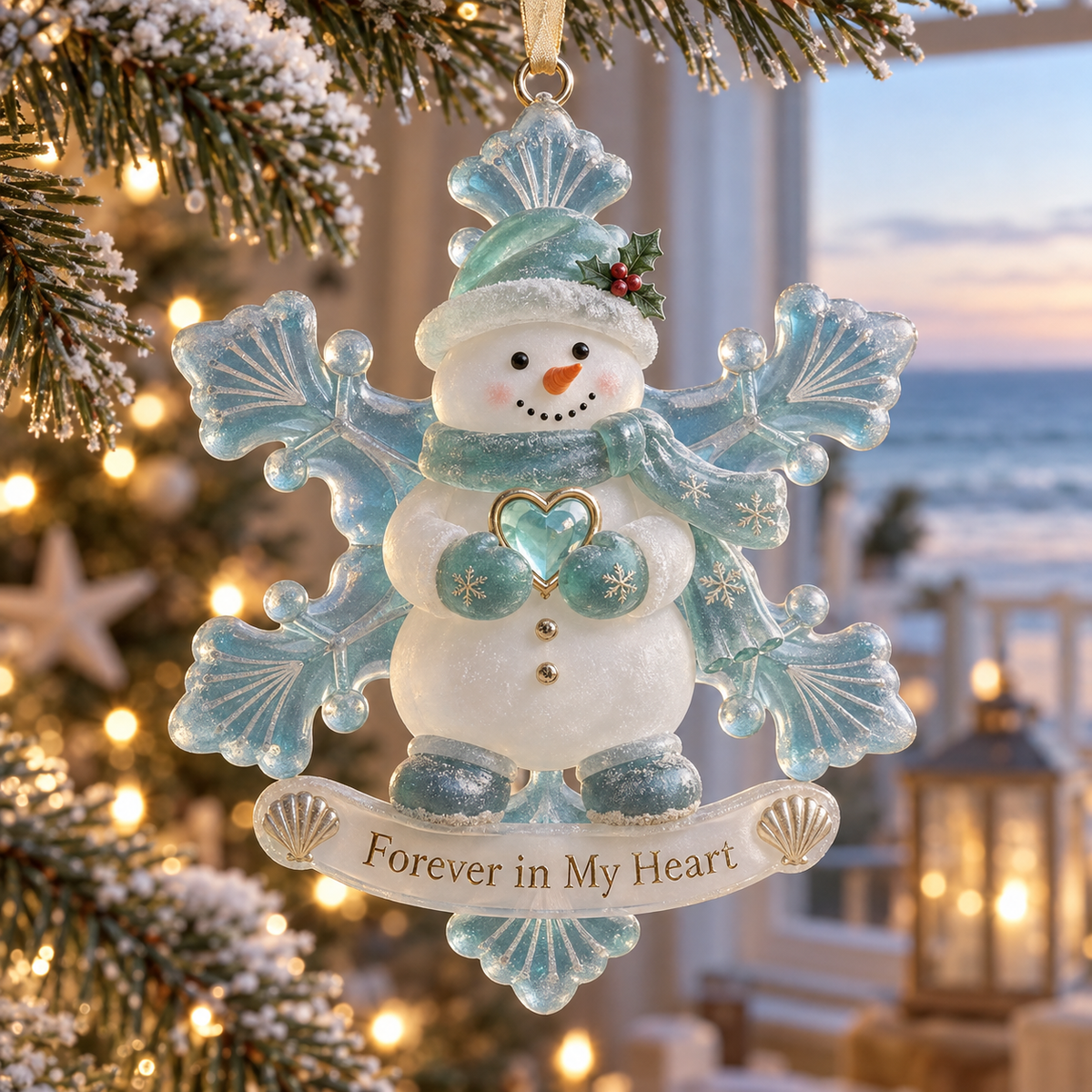 Coastal Snowmen Christmas Decor |  Lasting Love - image 8