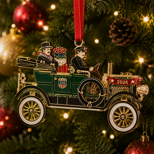 🔥Last 30pcs✨⏰ Limited anniversary edition✨49% OFF!🔥250th Anniversary Edition Vintage Car Christmas Ornament
