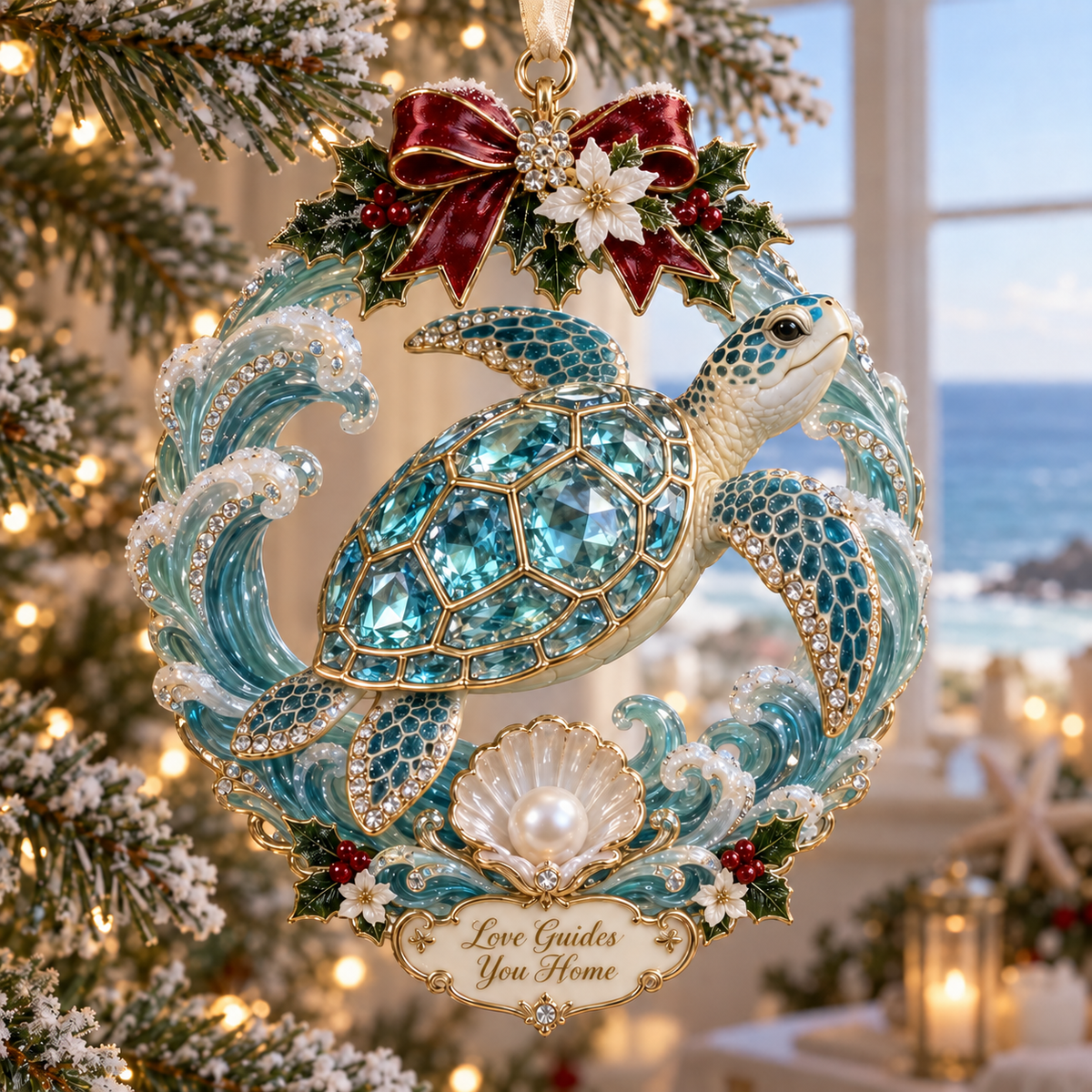 "Ocean Treasures" – Marine Life Christmas Commemorative Ornament - image 3
