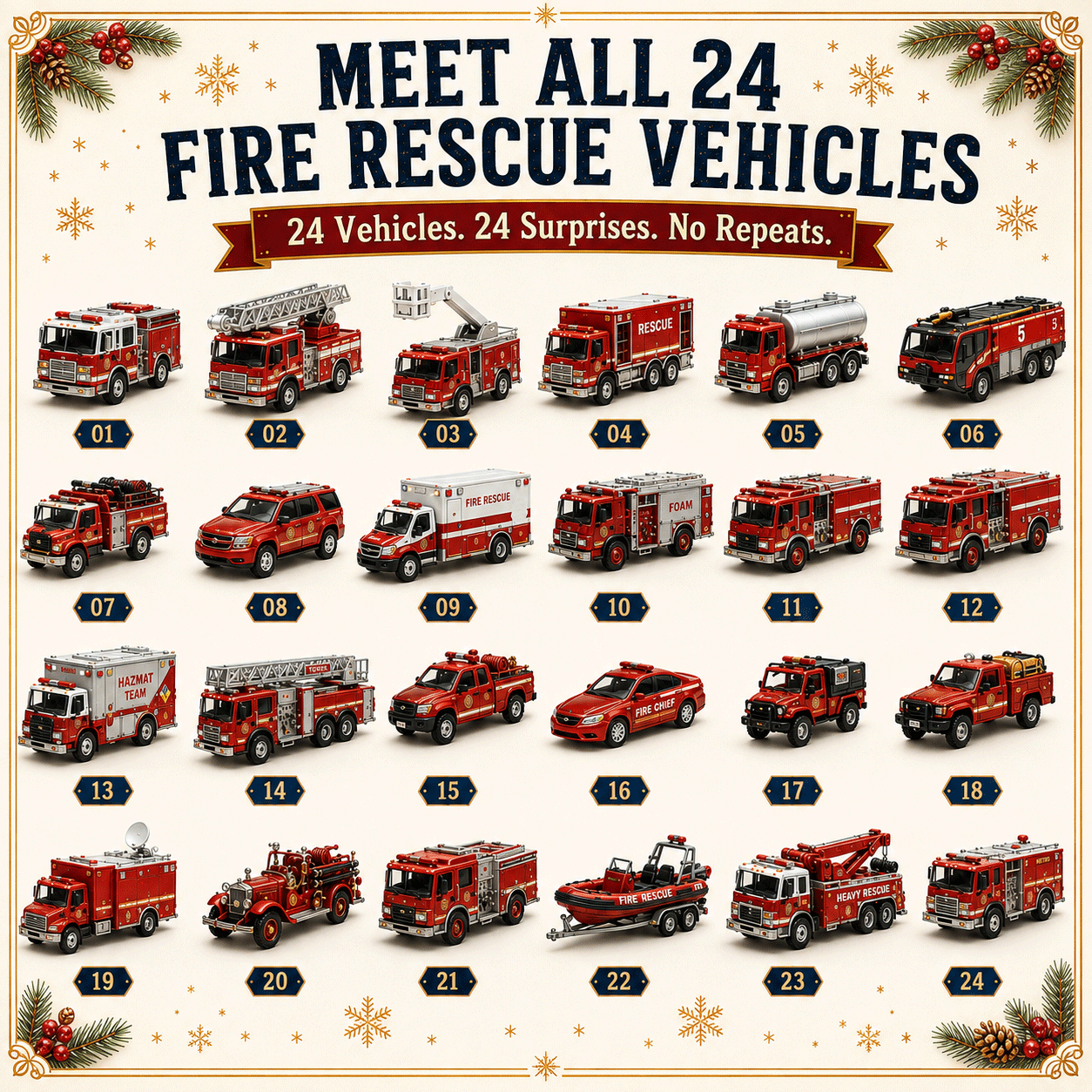 🚒Fire Rescue 24-Day Advent Calendar